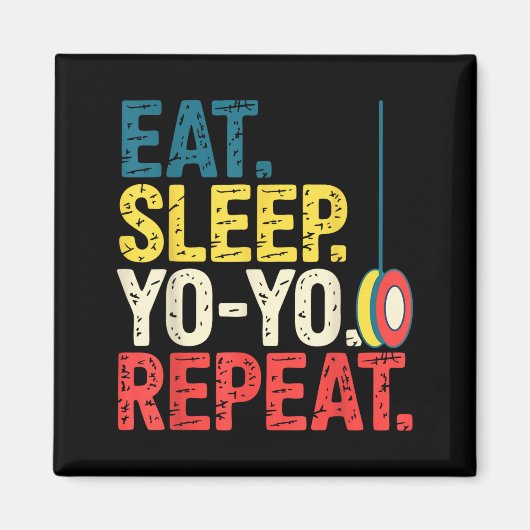 Yoyo Player Yo-yo Enthusiast  マグネット (正面)