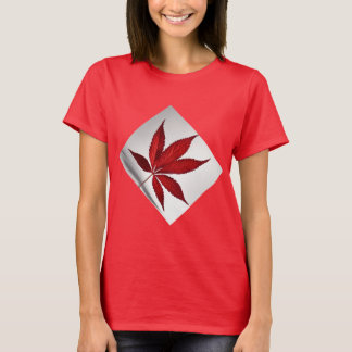 yper realistic Crimson Leaf Art Tee（深紅リーフアートティー）」 Tシャツ