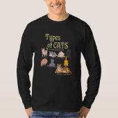 Ypes Of Cat Comparison Animal Pet Kitten Tシャツ (正面)