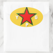 ypgロゴ4 楕円形シール (バッグ)