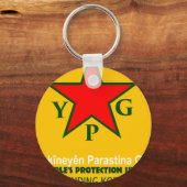 ypg-ypj – サポートkobani キーホルダー (正面)