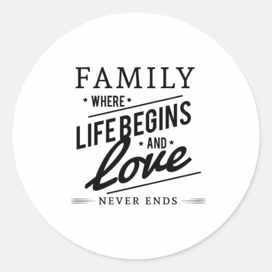 ypographyファ感動的ミリ引用文 ラウンドシール (正面)