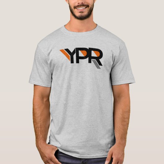 YPRのライフスタイルの灰色 Tシャツ (正面)