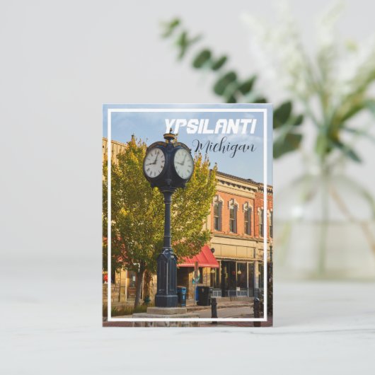 Ypsilanti Michigan Depot Town Postcard ポストカード (スタンド正面)