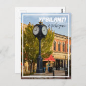 Ypsilanti Michigan Depot Town Postcard ポストカード (正面/裏面)