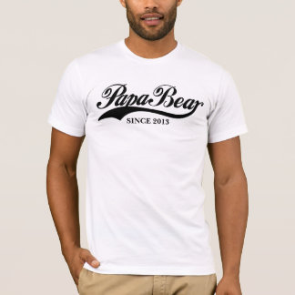 yrによってカスタマイズTシャツの父の日以来のPapaBear Tシャツ