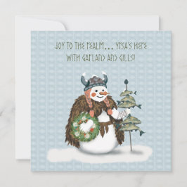 Yrsa’s Tidings – Viking Snowwoman Christmas Card カード