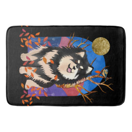 YRSE IN AUTUMN - Finnish Lapphund crate/bath mat バスマット