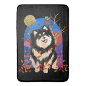 YRSE IN AUTUMN - Finnish Lapphund crate/bath mat バスマット (正面縦)