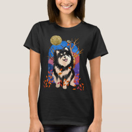 YRSE IN AUTUMN - Finnish Lapphund DARK shirts Tシャツ