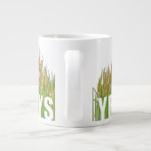 YRWYS – 播種した物を刈り取る ジャンボコーヒーマグカップ (裏面)