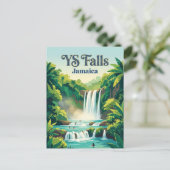 YS Falls ジャマイカ ポストカード (スタンド正面)