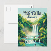 YS Falls ジャマイカ ポストカード (正面/裏面)