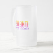 YSOすり付きマグカップ フロストグラスビールジョッキ (正面左)