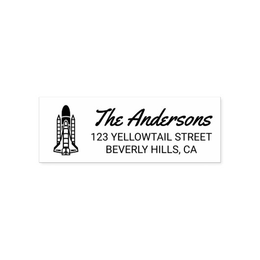 YSS差出人住所 セルフインキングスタンプ (デザイン)