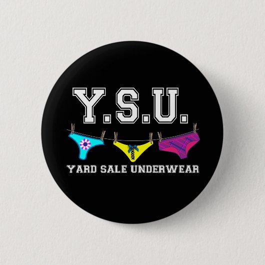 YSUの"Clothesline" Pin 缶バッジ (正面)