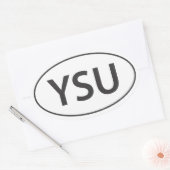 YSUユーロデカール 楕円形シール (封筒)