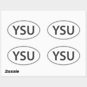 YSUユーロデカール 楕円形シール (シート)