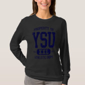 YSU Retro Athletic Property Dept Tシャツ (正面)