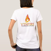 YTHFIRE Tシャツの女性 Tシャツ (裏面)