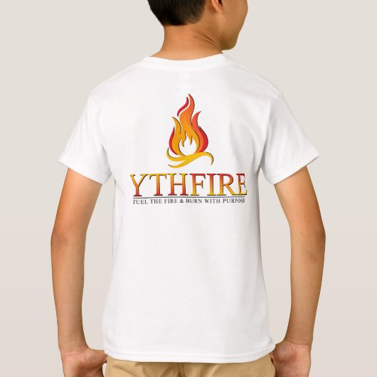 YTHFIRE Tシャツ少年 Tシャツ (裏面)