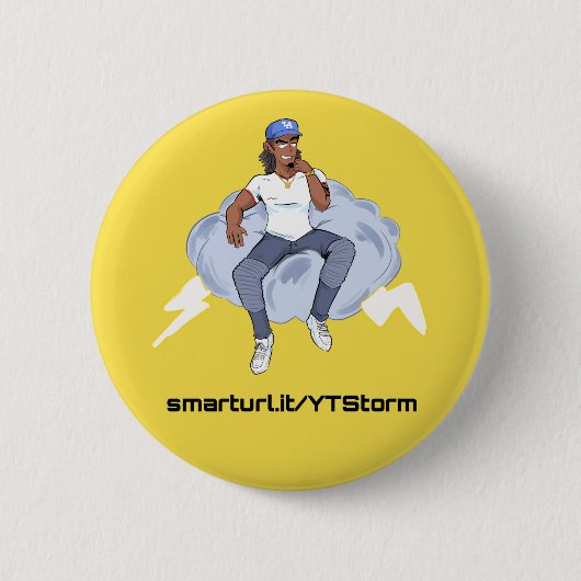 YTSのefloW 缶バッジ (正面)