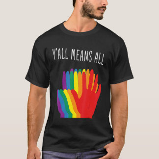 Yu2019allは、すべてのレインボーハートフラグLgbt For Pを意味する Tシャツ