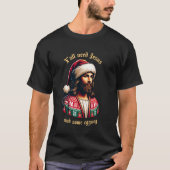 Yu2019all Need Jesus And Some Eggnog Funny Christm Tシャツ (正面)