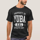 Yuba Retro Athletic Property Dept  1 Tシャツ (正面)