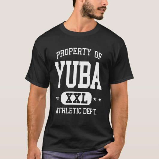 Yuba Retro Athletic Property Dept  1 Tシャツ (正面)