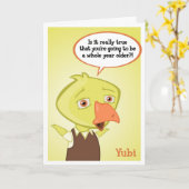 Yubiのバースデー・カード カード (黄色い花)