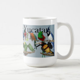 Yucatanのマグの鳥 コーヒーマグカップ
