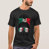 Yucatan Mexico Pride Mexican Flag State Tシャツ (正面)