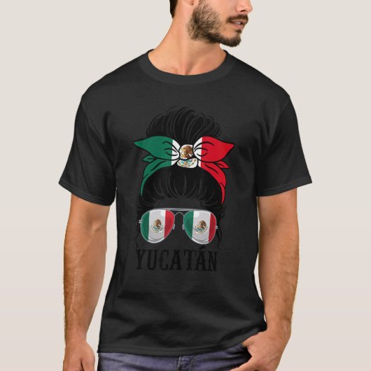 Yucatan Mexico Pride Mexican Flag State Tシャツ (正面)