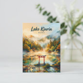 Yufuin Lake Kinrin Japan ポストカード (スタンド正面)
