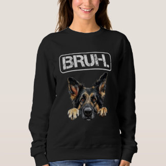 Yugoslavian Shepherd Dog Bruh Funny Dog Lover スウェットシャツ
