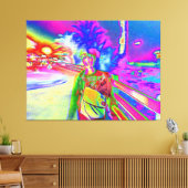 Yuji in Santa Monica キャンバスプリント (インサイチュ (リビング))