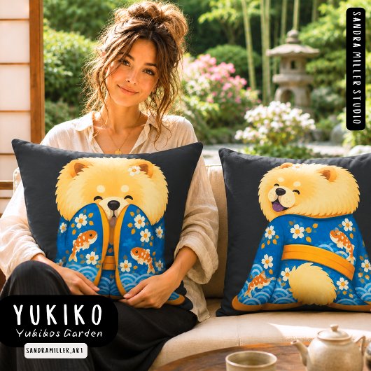 YUKIKO's GARDEN • Storywear • 表裏のデザイン クッション