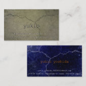 yukio 名刺 (正面/裏面)