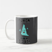Yukon Do It - Funny Yukon Canada Motivational  コーヒーマグカップ (左)