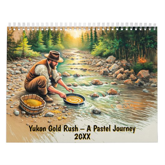 Yukon Gold Rush – A Pastel Journey カレンダー (カバー)