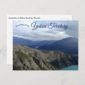 Yukon Territoryカナダの雲と山 ポストカード (正面/裏面)
