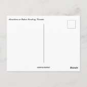 Yukon Territoryカナダの雲と山 ポストカード (裏面)