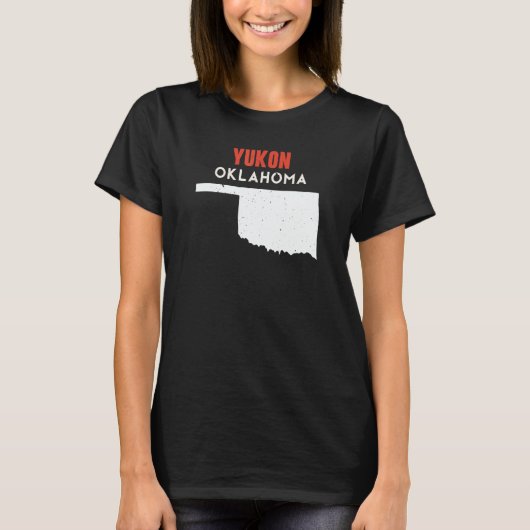 Yukon USA State America Travel Oklahoman Tシャツ (正面)