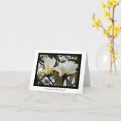 Yulan Magnolia固定グリーティングノートカード カード (黄色い花)