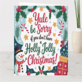 Yule Be Sorry Christmas カード (裏面)