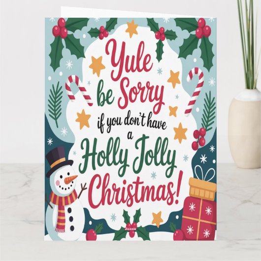 Yule Be Sorry Christmas カード (裏面)