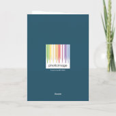 Yule Celebration Folded Holiday Card シーズンカード (裏面)