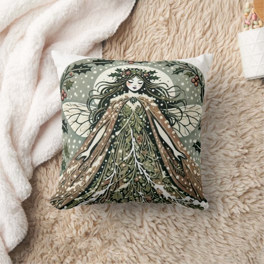 Yule Goddess Winter Solstice                       クッション (ブランケット)