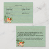 Yule Kitchen Witch Bulk Recipe Cards 名刺 (正面/裏面)